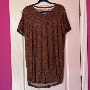 Cute leopard print day dress